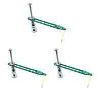 Giwnhvx Lot de 3 composants pour module de circuit imprimé - Support de circuit imprimé - Production électronique - Soudure - Sonde de test fixe - Pince de circuit - B