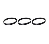 Giwnhvx Lot de 3 courroies de distribution en caoutchouc 50 dents 10 mm de large 100 XL