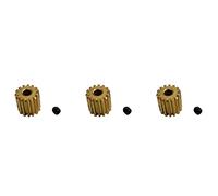 Giwnhvx Lot de 3 engrenages de moteur en métal QWJ05 pour Xinlehong Q901 Q902 Q903 1/16 RC Pièces de rechange Accessoires