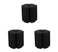 Giwnhvx Lot de 3 éponges biochimiques de rechange pour filtre d'aquarium Noir