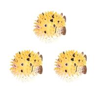 Giwnhvx Lot de 3 figurines sauvages réalistes en plastique pour collection Accessoire éducatif scientifique