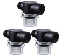Giwnhvx Lot de 3 filtres de pompe à eau, filtre de rechange pour camping-car 1,27 cm compatible avec ou pompes