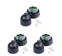Giwnhvx Lot de 3 gobelets automatiques à piles, pour pub, bar, fête, avec 5 cubes - Noir