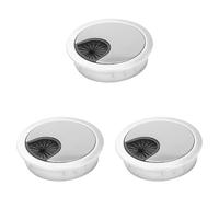 Giwnhvx Lot de 3 œillets en acier inoxydable pour ordinateur de bureau Diamètre extérieur 50 mm