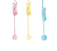 Giwnhvx Lot de 3 jouets en peluche douce pour chat à suspendre avec grelot