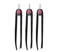 Giwnhvx Lot de 3 lumières LED d'Halloween à suspendre - Accessoires d'horreur pour la maison, la fête, l'intérieur et l'extérieur - Décoration de cour