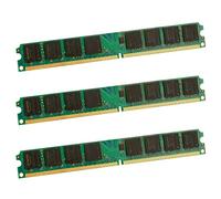 Giwnhvx Lot de 3 mémoires RAM DDR2 2 Go 1,8 V 800 MHz PC2 6400 PC RAM pour ordinateur de bureau DIMM 240 broches