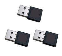 Giwnhvx Lot de 3 mini lecteurs d'empreintes digitales USB pour clé de sécurité Hello Biometrics 10 11
