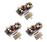 Giwnhvx Lot de 3 modules d'alimentation électrique 1500 W DC-DC 12-48 V à 24-72 V 30 A tension constante et courant réglables