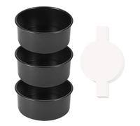 Giwnhvx Lot de 3 moules à gâteau ronds de 15,2 cm avec 100 pièces en papier sulfurisé, anti-adhésif, passe au lave-vaisselle