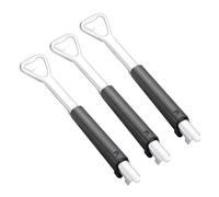 Giwnhvx Lot de 3 ouvre-boîtes réglables pour pots 2 en 1 multifonctionnel en acier inoxydable avec pince pour couvercle pour bocaux