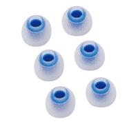 Giwnhvx Lot de 3 paires d'embouts auriculaires de rechange pour écouteurs intra-auriculaires en silicone isolant du bruit Accessoire L