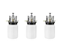 Giwnhvx Lot de 3 pots d'huile pour pompe à vide 500 ml pour machine à traire d'huile en plastique pour accessoires pour traire pour chèvre et mouton