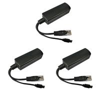 Giwnhvx Lot de 3 répartiteurs micro USB PoE 48 V vers 5 V 2 A/3 A Mini USB Norme nationale avec chargement de téléphone intelligent