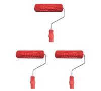 Giwnhvx Lot de 3 rouleaux de peinture en peau de crocodile avec poignée pour décoration murale 17,8 cm