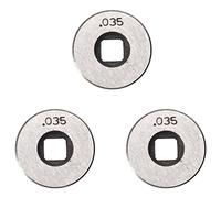 Giwnhvx Lot de 3 rouleaux d'entraînement pour soudeur Mig - Diamètre : 25 mm - Diamètre : 0,8 à 0,9 mm