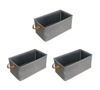 Giwnhvx Lot de 3 sacs de rangement pour couette de grande capacité, boîte de rangement pour vêtements en tissu non tissé, organisateur de vêtements pour chambre à coucher