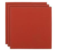 Giwnhvx Lot de 3 tapis chauffants en silicone de 15 x 15 cm pour transferts de chaleur plats