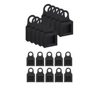 Giwnhvx Lot de 30 boîtes à bouteilles de vin avec fenêtre - Boîte à dragées - Boîte à charcuterie - Boîte d'emballage de savon - Noir - Facile à utiliser