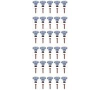 Giwnhvx Lot de 30 boutons de placard vintage en céramique pour placard de cuisine, tiroir, bibliothèque, porte de meubles (avec vis)