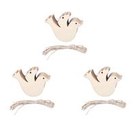 Giwnhvx Lot de 30 décorations en bois pour arbre de mariage ou décoration