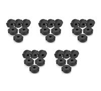 Giwnhvx Lot de 30 écrous de cymbale en plastique, écrous de cymbale pour percussion, pièces de rechange