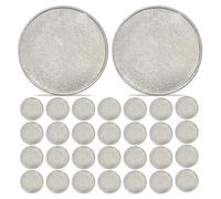 Giwnhvx Lot de 30 pièces brutes pour pièces de défi de 40 mm pour bricolage, gravure, création de bijoux, pièces avec gravure