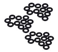Giwnhvx Lot de 30 rondelles d'étanchéité en caoutchouc noir 8 x 4 x 2 mm