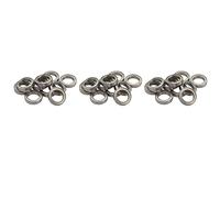 Giwnhvx Lot de 30 roulements à billes radiaux métriques blindés miniatures en métal scellé Modèle : 6701 ZZ 12 x 18 x 4 mm