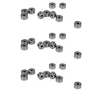 Giwnhvx Lot de 30 roulements à billes radiaux métriques miniatures en caoutchouc scellé en métal blindé Modèle : 692 ZZ 2 x 6 x 3 mm