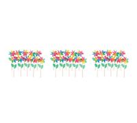 Giwnhvx Lot de 30 tourniquets en bois, tourniquets pour fêtes avec moulin une tourniquet bricolage pour enfants, jouets, jardin, pelouse, décorations pour fêtes