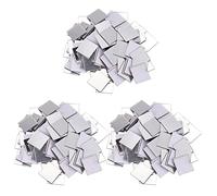 Giwnhvx Lot de 300 autocollants muraux 3D pour décoration de chambre (argent)