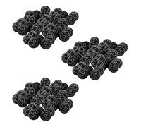 Giwnhvx Lot de 300 boules bio pour aquarium Noir 16 mm