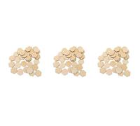 Giwnhvx Lot de 300 pièces en bois de hêtre pour loisirs créatifs, projets de bricolage prêts à peindre ou décorer (25 mm)