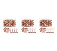 Giwnhvx Lot de 300 rivets et rondelles en cuivre pour portefeuille, colliers, loisirs créatifs