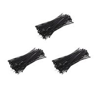 Giwnhvx Lot de 300 serre-câbles en plastique de 20,3 cm (noir)