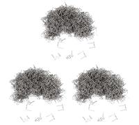 Giwnhvx Lot de 3000 agrafes ondulées en S de 0,6 mm pour pare-chocs de voiture, carrosserie, kit de réparation d'agrafes en plastique 0,6 mm
