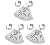Giwnhvx Lot de 36 anneaux vierges en aluminium pour la fabrication de bijoux - 1,2 x 5,7 cm