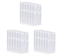 Giwnhvx Lot de 36 enveloppes en plastique transparent enveloppes en polyéthylène, dossiers extensibles pour documents avec fermeture un et cordon A4