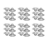Giwnhvx Lot de 36 - Panier supérieur de 2,125 pouces/1 pouce - Classeur à cheveux avec filtre d'échappement pour évier en filet pour salle de bain, pente, buanderie