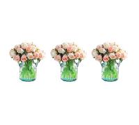 Giwnhvx Lot de 36 roses artificielles en soie pour décoration d'intérieur ou de mariage (champagne)