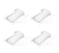 Giwnhvx Lot de 4 000 attaches en plastique transparent pour câble 18 cm
