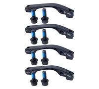 Giwnhvx Lot de 4 adaptateurs pour étrier de frein à disque avant 160 mm arrière 140 mm pour