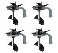Giwnhvx Lot de 4 agitateurs de peinture et de revêtement automobile de 1 L pour mélange, agitateur, peinture