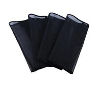 Giwnhvx Lot de 4 bottes pour chevaux - Leggings pour cheval - Équipement professionnel - Noir