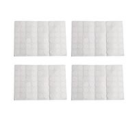 Giwnhvx Lot de 4 cache-vis autocollants 216 en 1 pour armoire Blanc