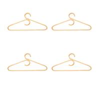 Giwnhvx Lot de 4 cintres en rotin pour vêtements pour adultes