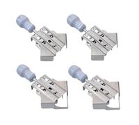 Giwnhvx Lot de 4 clips de cadre photo fixes à 90 degrés en acier inoxydable à angle droit pour le travail du bois
