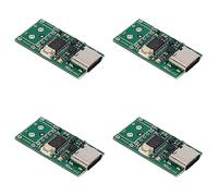Giwnhvx Lot de 4 convertisseurs d'alimentation USB-C PD2.0/3.0 vers CC - Module d'alimentation - Charge rapide - Déclencheur de sondage - Testeur de détecteur de sondage (ZY12PDN)