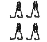 Giwnhvx Lot de 4 crochets de garage robustes pour rangement de garage, crochets de suspension muraux pour vélo, échelle, articles encombrants